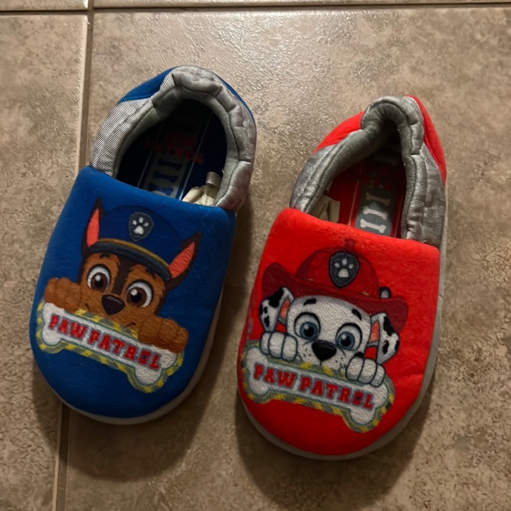 Toddler paw patrol slippers